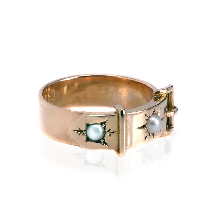 Antique Mizpah ring made in 1878