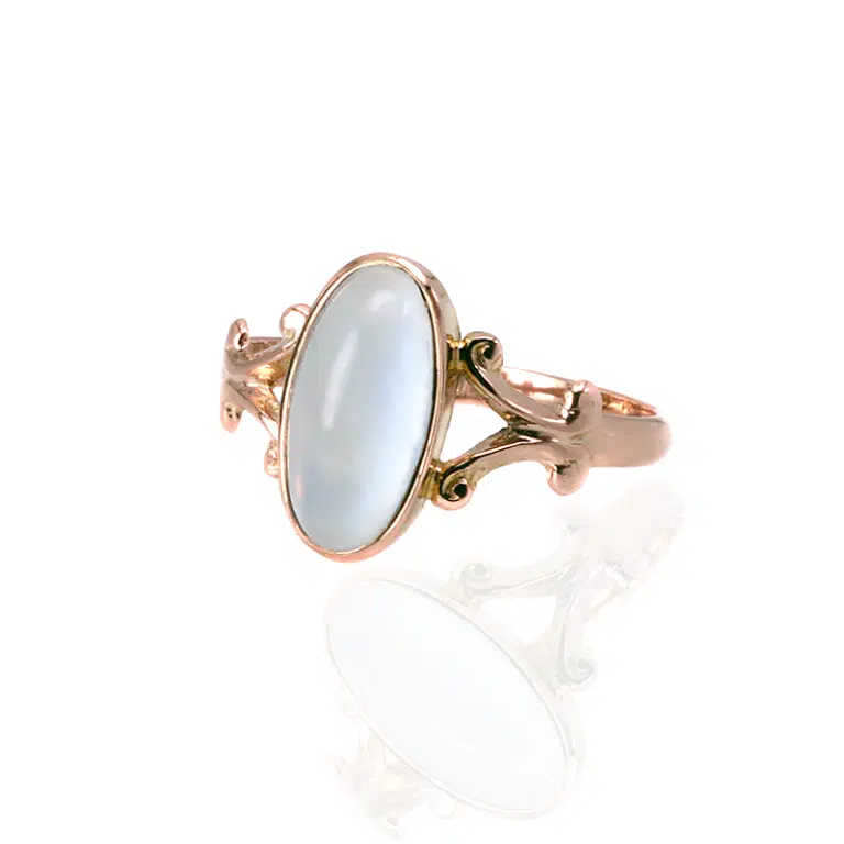 Antique moonstone ring made in 1916