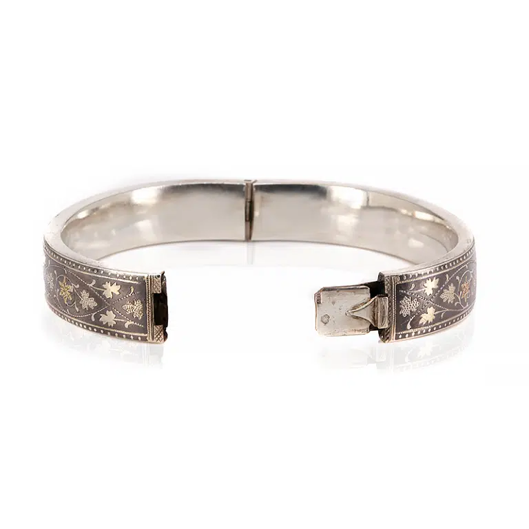 antique niello bangle