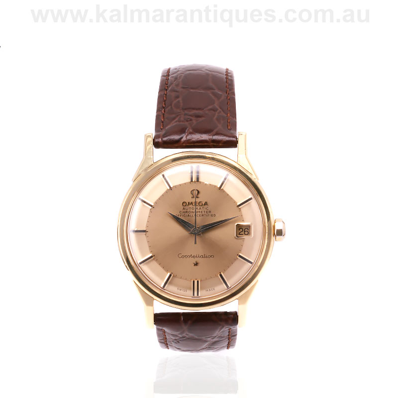 18 carat gold Omega Grand Luxe 