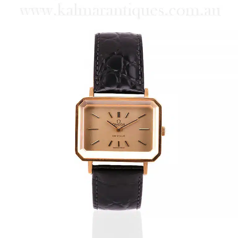 1972 Omega De Ville "Emerald" watch designed by Andrew Grima