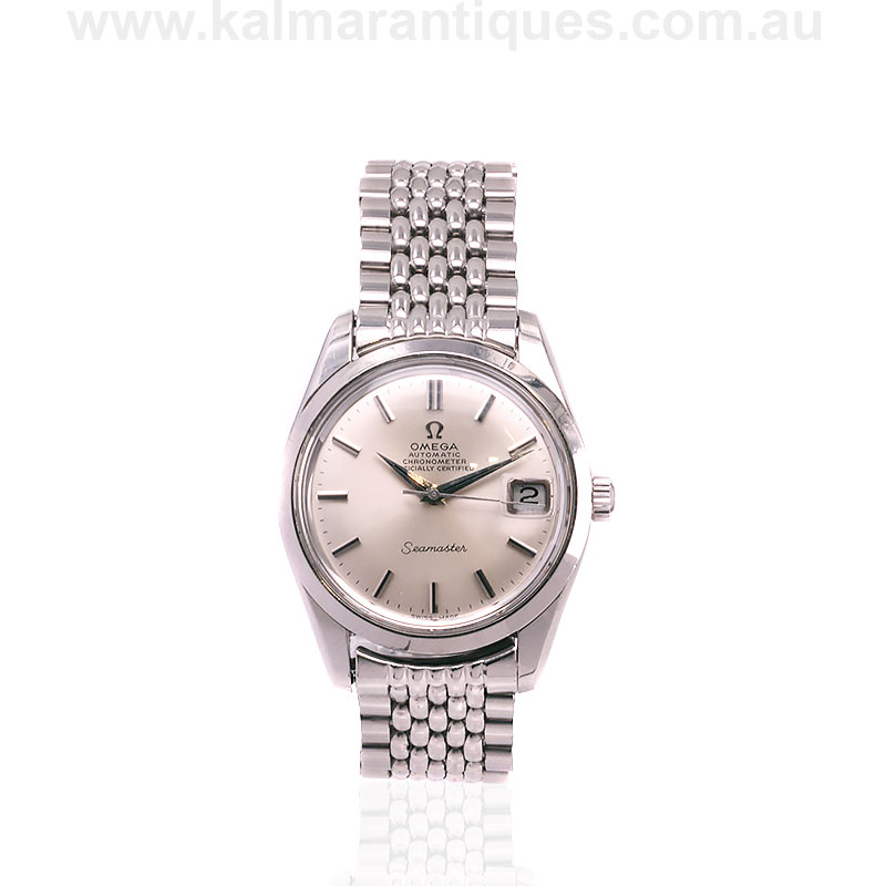 Stainless steel Omega Seamaster 