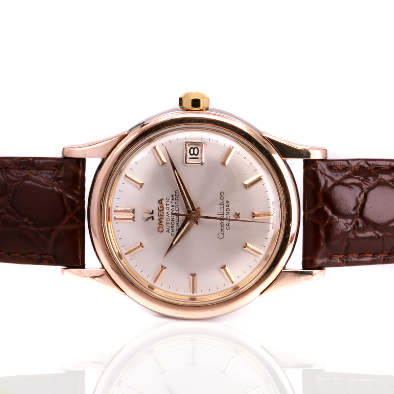 Vintage 1958 rose gold capped Omega 
