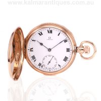 Gents solid gold Omega pocket watch 