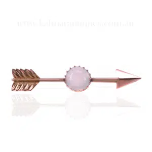Antique opal arrow brooch