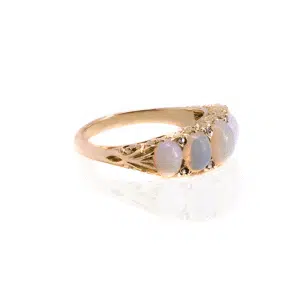 Antique Opal and Diamond Ring