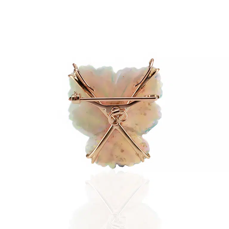 opal and diamond brooch