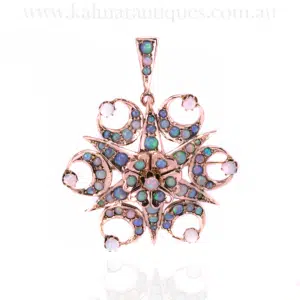 Antique opal pendant