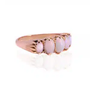 Antique 5 stone opal ring