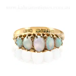 antique opal ring