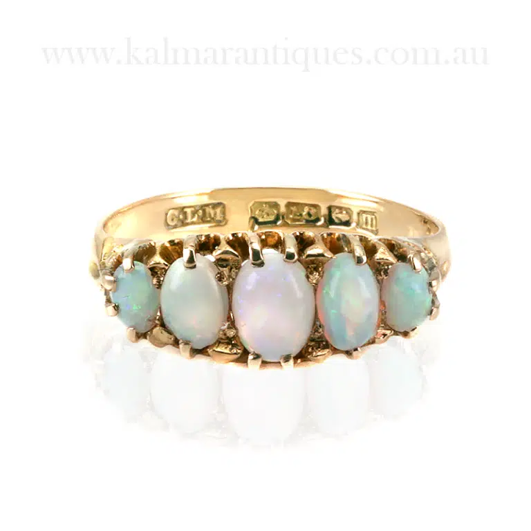antique opal ring