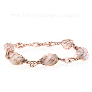 Antique natural pearl bracelet