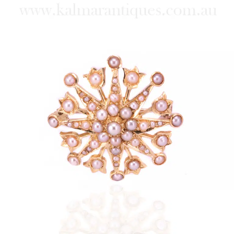 Antique Victorian brooch and pendant