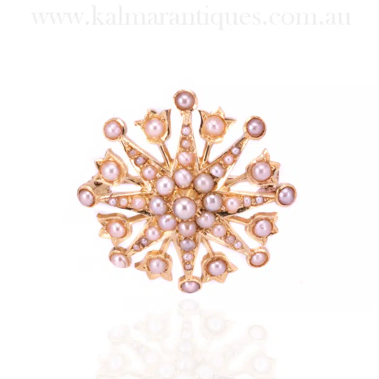 Antique Victorian brooch and pendant
