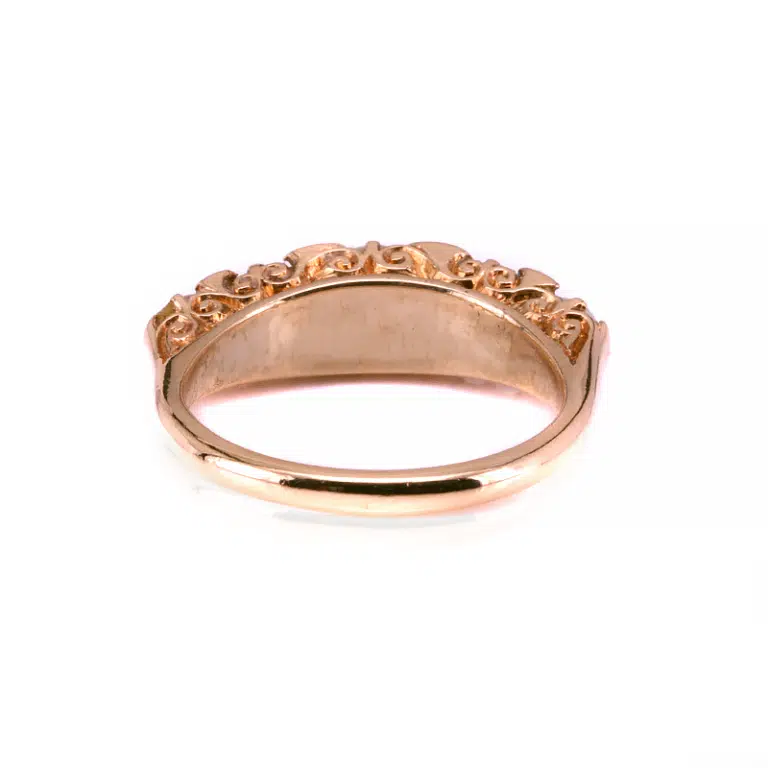 Antique pearl and diamond ring