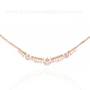 Elegant antique crescent and star necklace