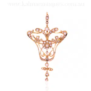 Art Nouveau pendant