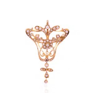Art Nouveau brooch