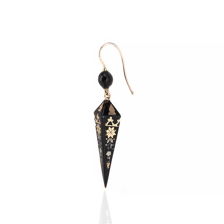 Antique pique earrings