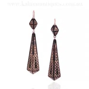 antique pique earrings
