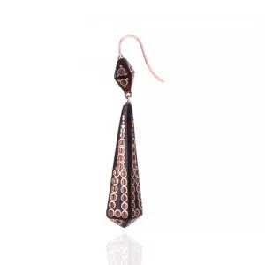 Angular antique pique earrings