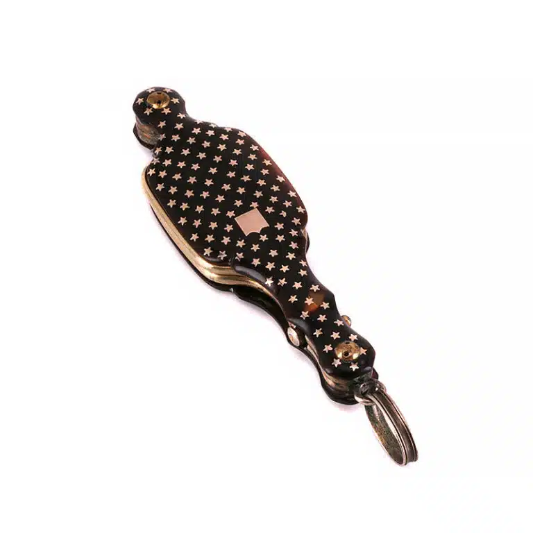 Antique pique lorgnette made in the Victorian era
