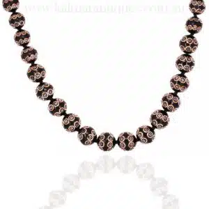 Rare antique pique necklace