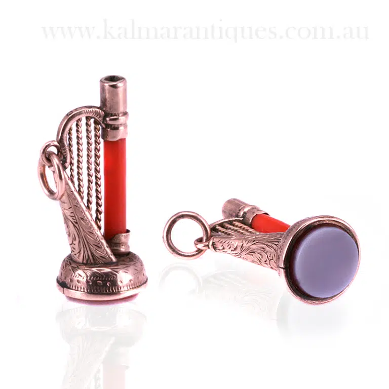 Antique pocket watch key pendant