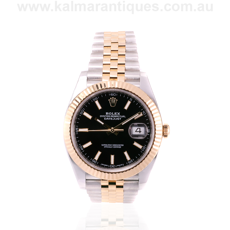 steel Rolex Datejust 41 reference 126333