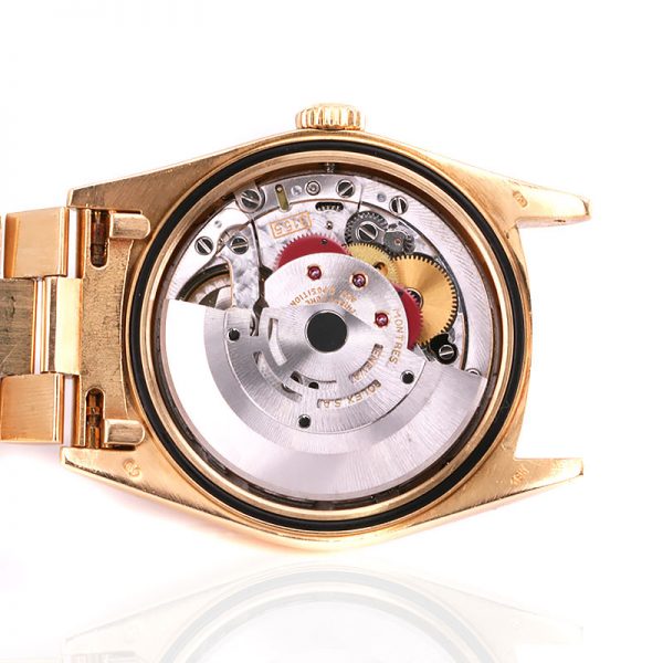 18ct diamond dial double quickset Rolex 