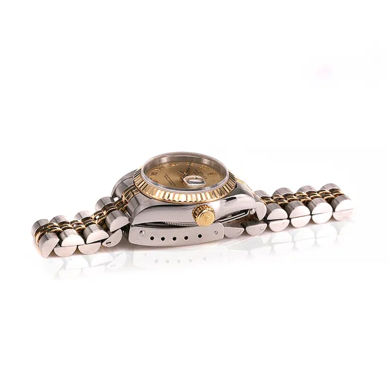 Full set ladies Rolex Datejust with the Roman numeral dial