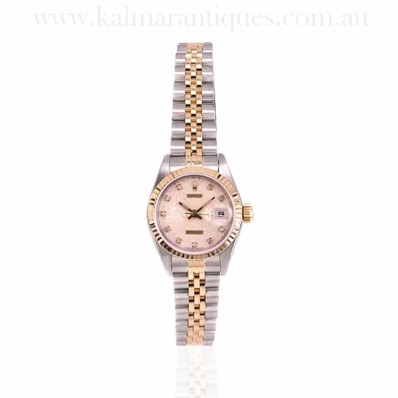 Ladies Rolex Datejust 69173 with the diamond Jubilee dialLadies Rolex Datejust 69173 with the diamond Jubilee dial