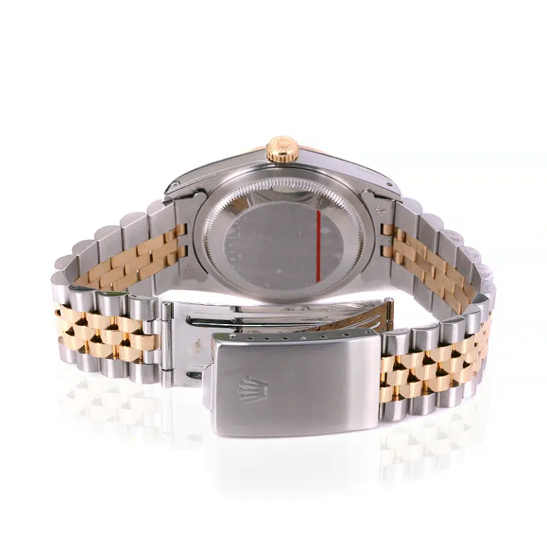 36mm Rolex Datejust in gold and steel
