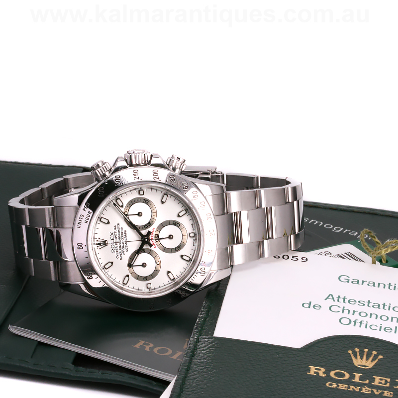 Stainless steel Rolex Daytona 116520 