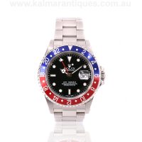 Stainless steel Rolex GMT Master II 