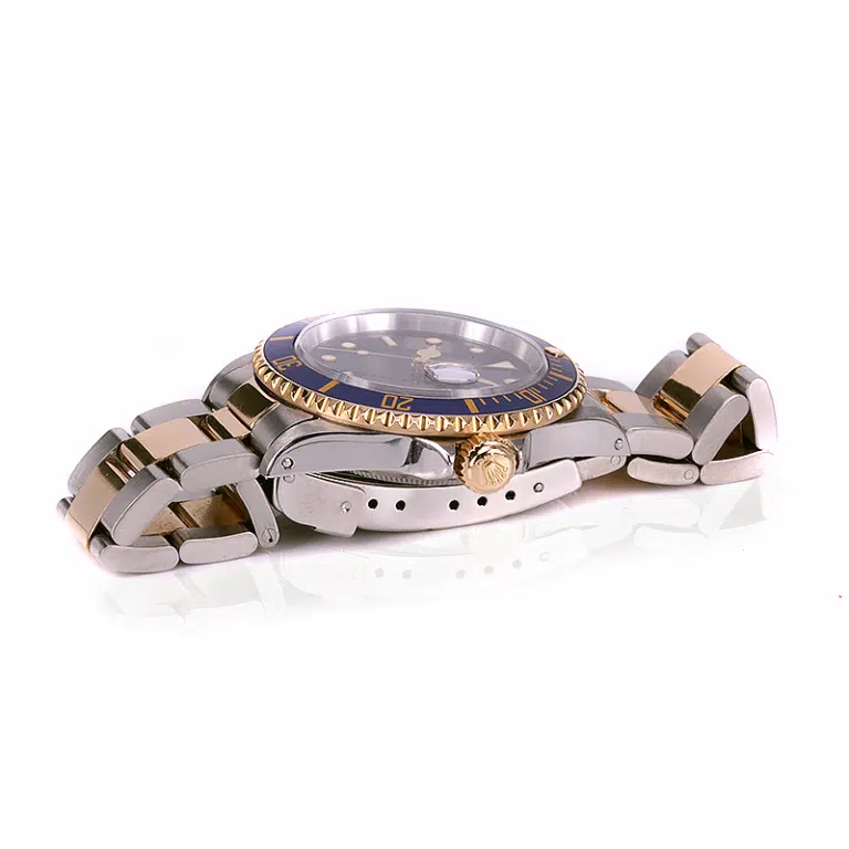 Full set gold and steel Rolex Submariner 16613 "Bluesy"