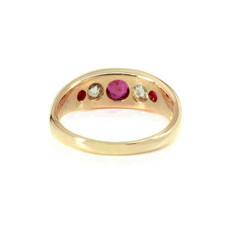 Antique ruby and diamond ring