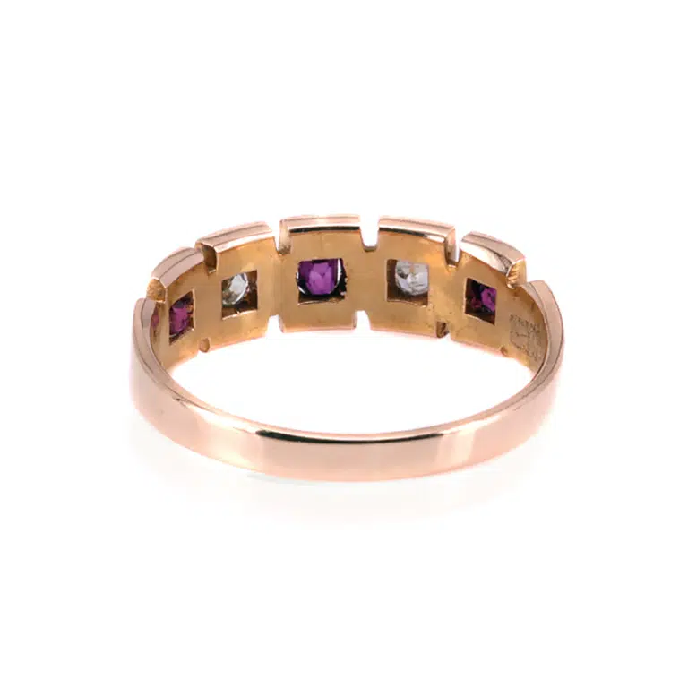 antique ruby and diamond