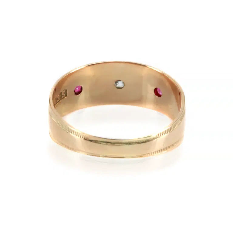 Antique ruby and diamond ring