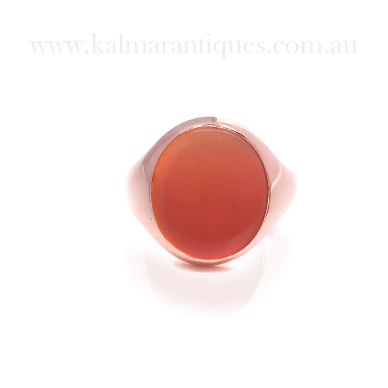 Antique signet ring made in 1922
