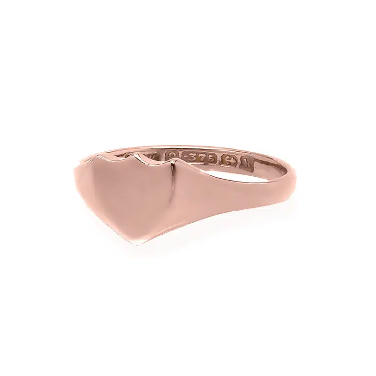 Antique shield signet ring