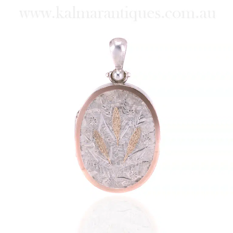 Antique photo locket