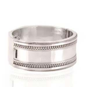 Sterling silver Victorian bangle