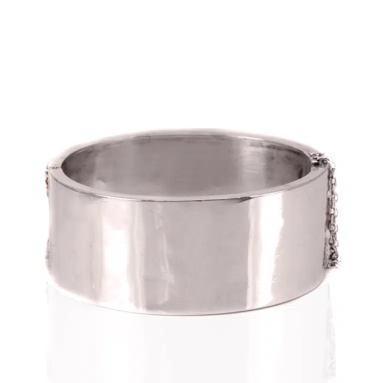 Antique silver bangle