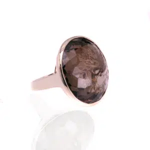 Vintage smoky quartz ring