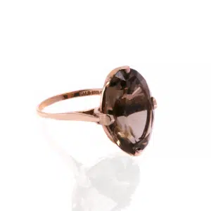 Vintage Smoky Quartz Ring