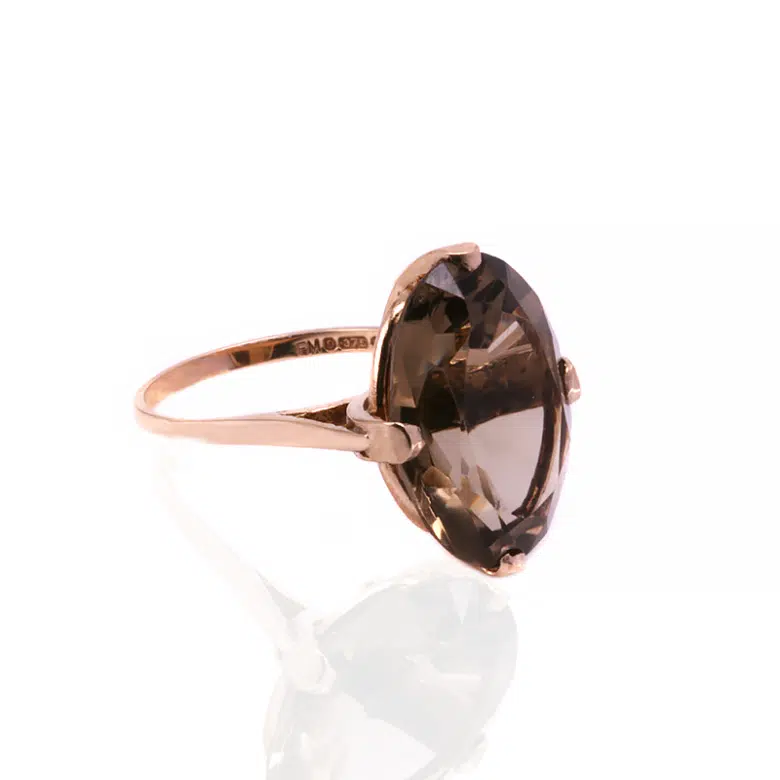 Vintage Smoky Quartz Ring
