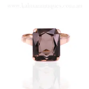 Beautiful smoky quartz ring made in 1976
