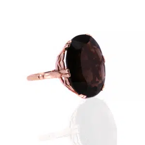 Vintage smoky quartz ring