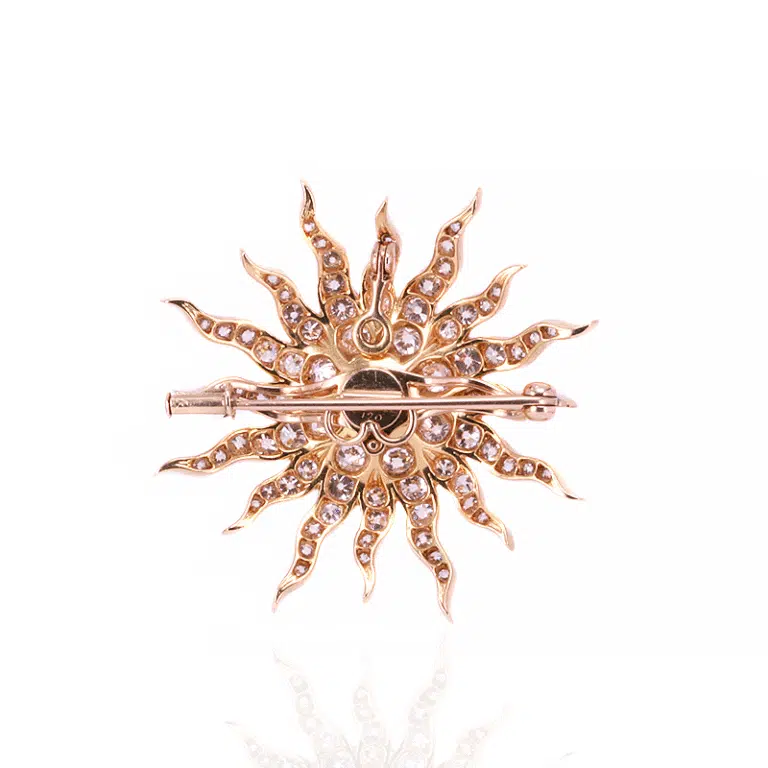 Antique Tiffany & Co diamond brooch